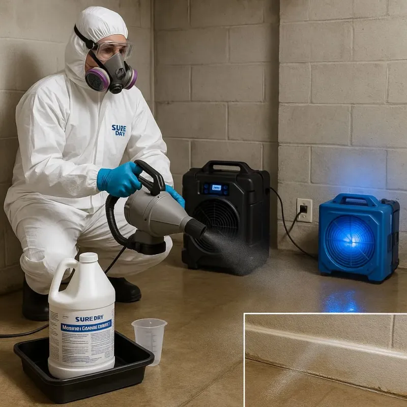 Sanitization and Odor Removal process in Hurst, TX