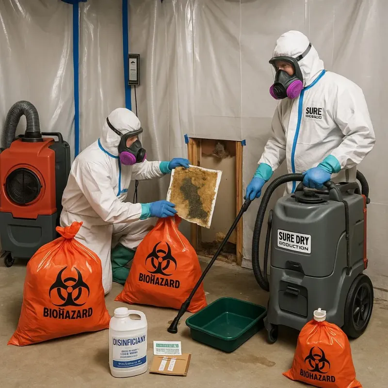 Contaminated Water Handling Protocols process in Hurst, TX