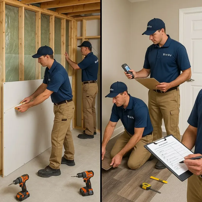 Repairs and Reconstruction process in Hurst, TX